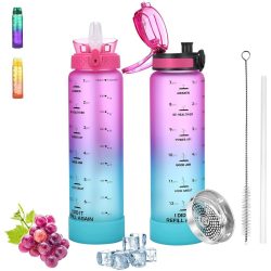 GOPPUS Kids Water Bottle with Straw Spout Wide Mouth Lid 20 oz Leak Proof  Double Walled Metal Insula…See more GOPPUS Kids Water Bottle with Straw