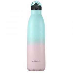 GOPPUS 40 oz Insulated Water Bottle With Straw Stainless Steel Sports Water  Cup Flask Wide Mouth Res…See more GOPPUS 40 oz Insulated Water Bottle With